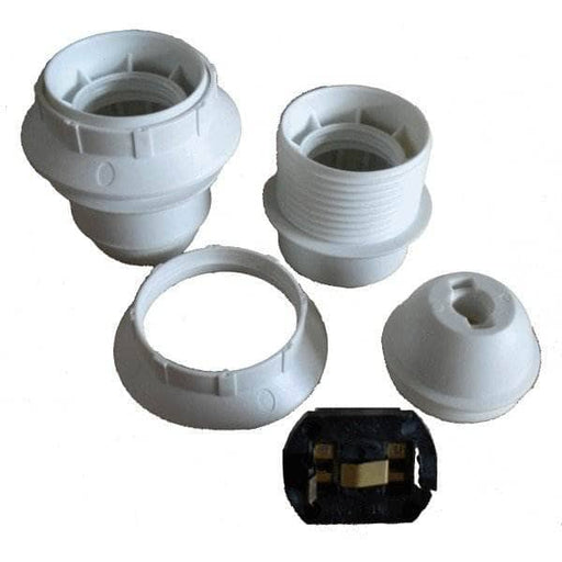 Casquillo europeo para pantalla blanco CHOPO CENTROARTESANO