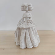 Figura escayola Menina pañuelo izquierda 15cm sr9021 CHOPO CENTROARTESANO