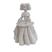 Figura escayola Menina pañuelo izquierda 15cm sr9021 CHOPO CENTROARTESANO