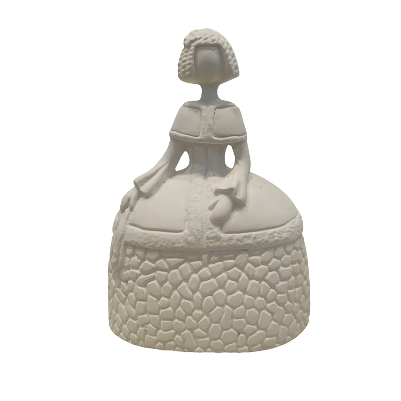 Figura escayola Menina pañuelo izquierda 19cm 9021021 CHOPO CENTROARTESANO