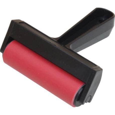 Rodillo caucho para linograbado y xilografia 100mm mango plastico CHOPO CENTROARTESANO
