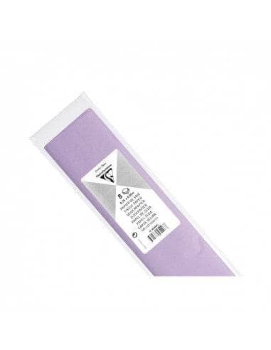 PAPEL SEDA 50X70cm. 20grs.. 0,75x 0,50cm 8hojas Lilas CLAIRE FONTAINE CENTROARTESANO