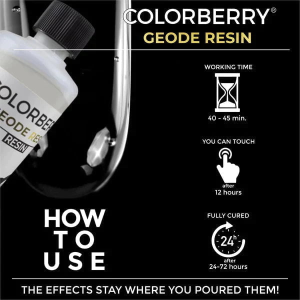 Colorberry Geoda Resin 500ml COLORBERRY CENTROARTESANO