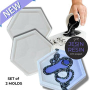 Colorberry molde de silicona para posavasos Hexagono 2ud. COLORBERRY CENTROARTESANO