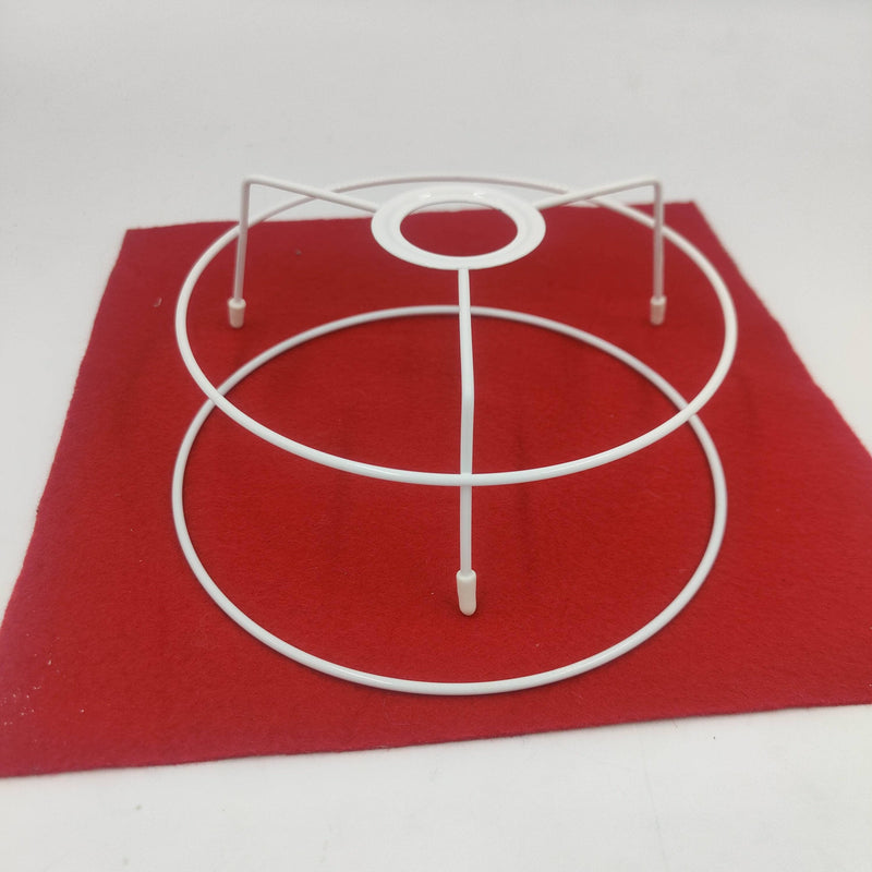 Dannells Kit de pie de lampara aro con patas de 20cm + aro superior de 20cm metálicos DANNELLS CENTROARTESANO