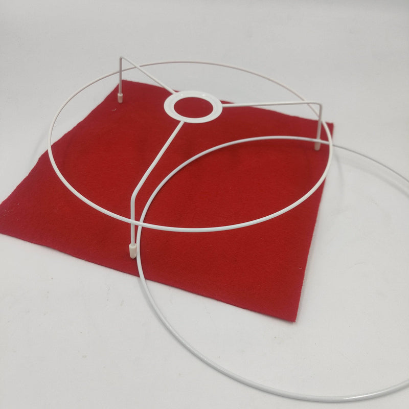 Dannells Kit de pie de lampara aro con patas de 30cm + aro superior de 30cm metálicos (Copia) DANNELLS CENTROARTESANO