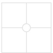 Kit de dos anillos cuadrados recto metálicos para tambor de lampara de 30cm DANNELLS CENTROARTESANO