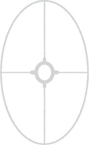 Kit de dos anillos ovalados metalicos para tambor de lampara de 20cm DANNELLS CENTROARTESANO