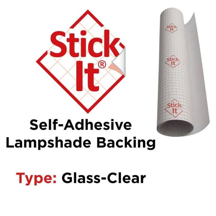 Plástico adhesivo para Pantalla de lámpara transparente CRISTAL ancho 120cm (se vende por centímetros lineal) minimo 25cm (Copy) DANNELLS CENTROARTESANO
