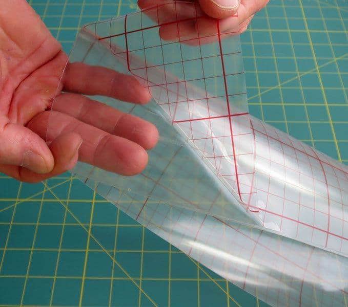 Plástico adhesivo para Pantalla de lámpara transparente CRISTAL ancho 120cm (se vende por centímetros lineal) minimo 25cm (Copy) DANNELLS CENTROARTESANO