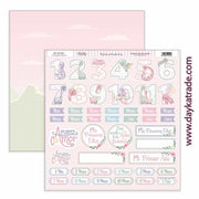 Dayka bloc Scrap scp-1050 26 papeles 20x20 Bebe 2024 "Puro amor" rosa DAYKA CENTROARTESANO