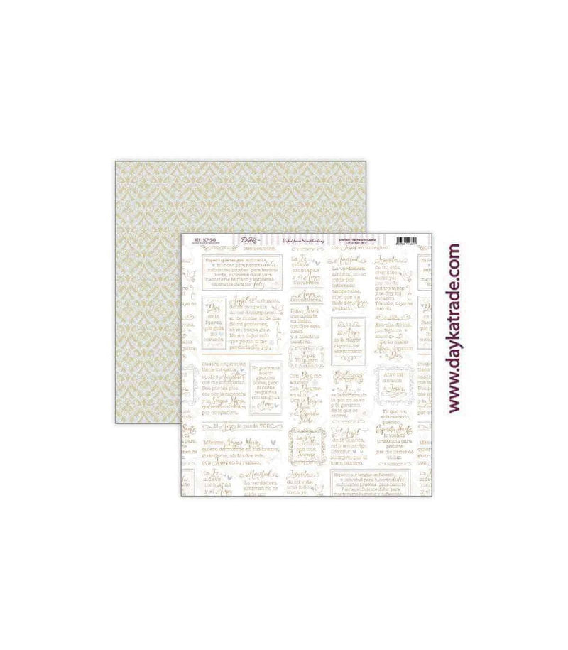 Dayka bloc Scrap scp-3045 14h+33diecuts 30X30 Comunion niño 2023 Bendiciones DAYKA CENTROARTESANO