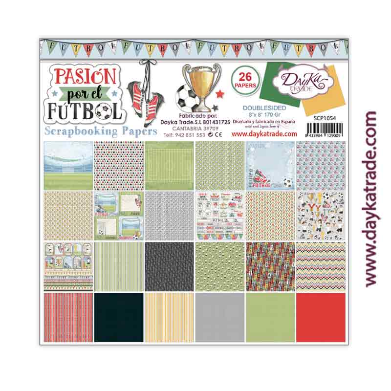 Dayka bloc scp1054 scrap Pasion por el Futbol DAYKA Oferta CENTROARTESANO
