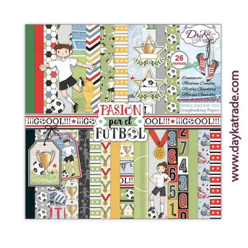 Dayka bloc scp1054 scrap Pasion por el Futbol DAYKA Oferta CENTROARTESANO