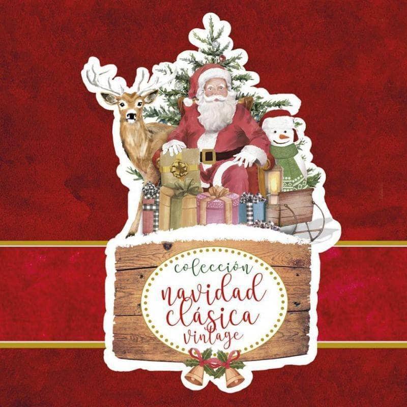 kit de papeles de scrap Navidad DECOMAN CENTROARTESANO