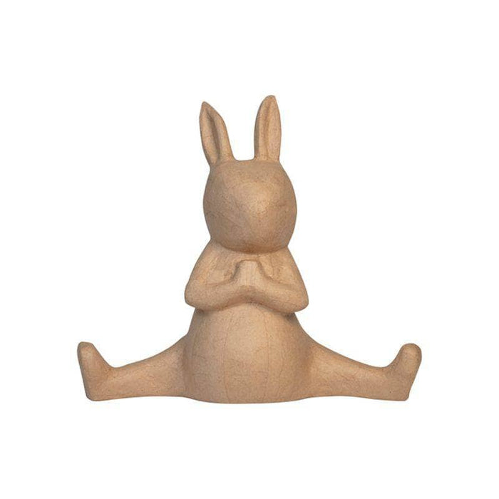 Decopatch figura Papel mache SA224C Conejo yoga 19x17x8cm DECOPATCH CENTROARTESANO