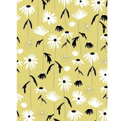 Papel Decopatch FDA890C textura foil hojas y flores sobre fondo dorado DECOPATCH CENTROARTESANO