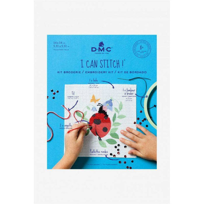 DMC Kit medio punto I can Stitch BK1899 Mariquita DMC CENTROARTESANO