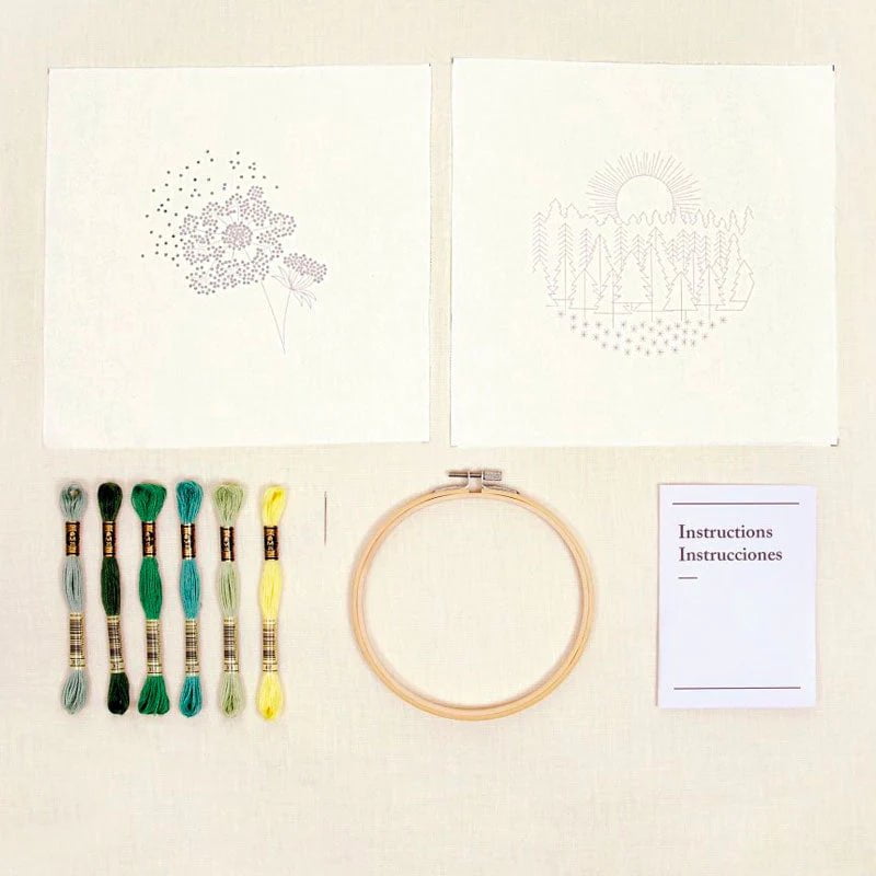 DMC Mindful Making kit duo de bordado TB166 Balada en el bosque DMC CENTROARTESANO