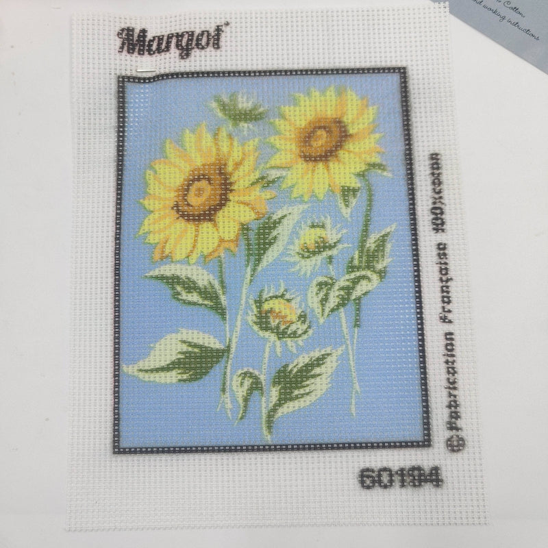 Margot Kit medio punto Girasoles DMC CENTROARTESANO