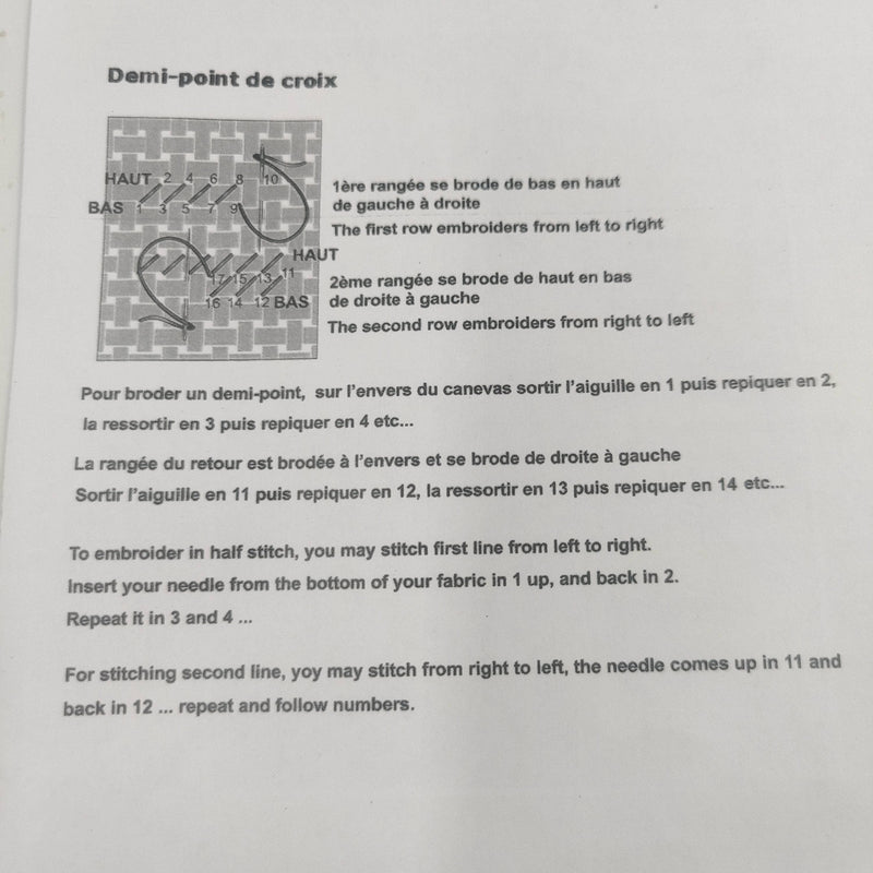 Margot Kit medio punto Girasoles DMC CENTROARTESANO