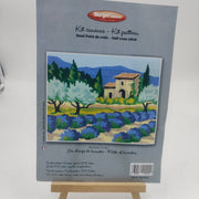 Margot Kit medio punto Paisajes Lavandas DMC CENTROARTESANO