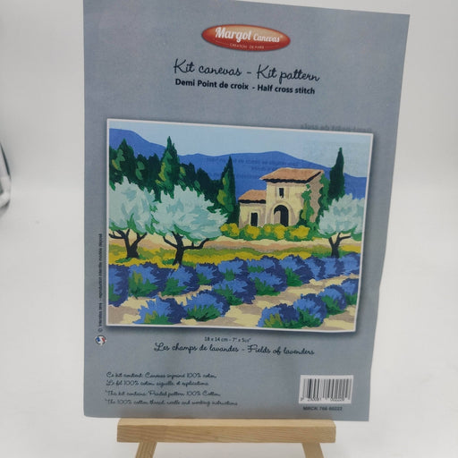 Margot Kit medio punto Paisajes Lavandas DMC CENTROARTESANO