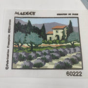 Margot Kit medio punto Paisajes Lavandas DMC CENTROARTESANO