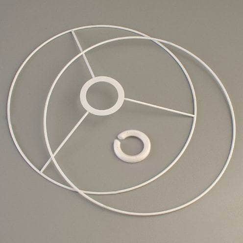 Aro metálico con cruz para lampara 10cm + anillo diametro 10cm EFCO CENTROARTESANO