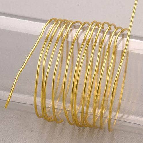 Efco Alambre de aluminio oro 1mm x 4mm 2225895 10m EFCO CENTROARTESANO