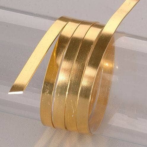 Efco Alambre plano de aluminio oro 1mm x 4mm x2metros 2225595 EFCO CENTROARTESANO