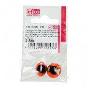 Efco ojos coser marron  14mm 1par EFCO CENTROARTESANO