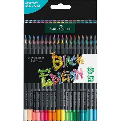 Faber castell caja negra lapices colores Black Edition 36 colores FABER CASTELL Oferta CENTROARTESANO