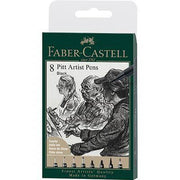 Faber castell rotulador calibrado tinta china PITT 8ud 671589 FABER CASTELL Oferta CENTROARTESANO