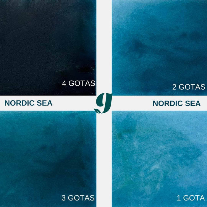 Pigmento para Resina color Nordic Sea  15ml GREEN MAIDEN ART CENTROARTESANO