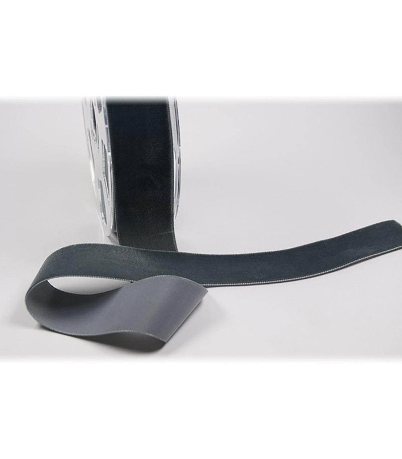 Cinta de terciopelo 16mmx1m color 008 gris oscuro JOSE ROSAS TABERNER CENTROARTESANO