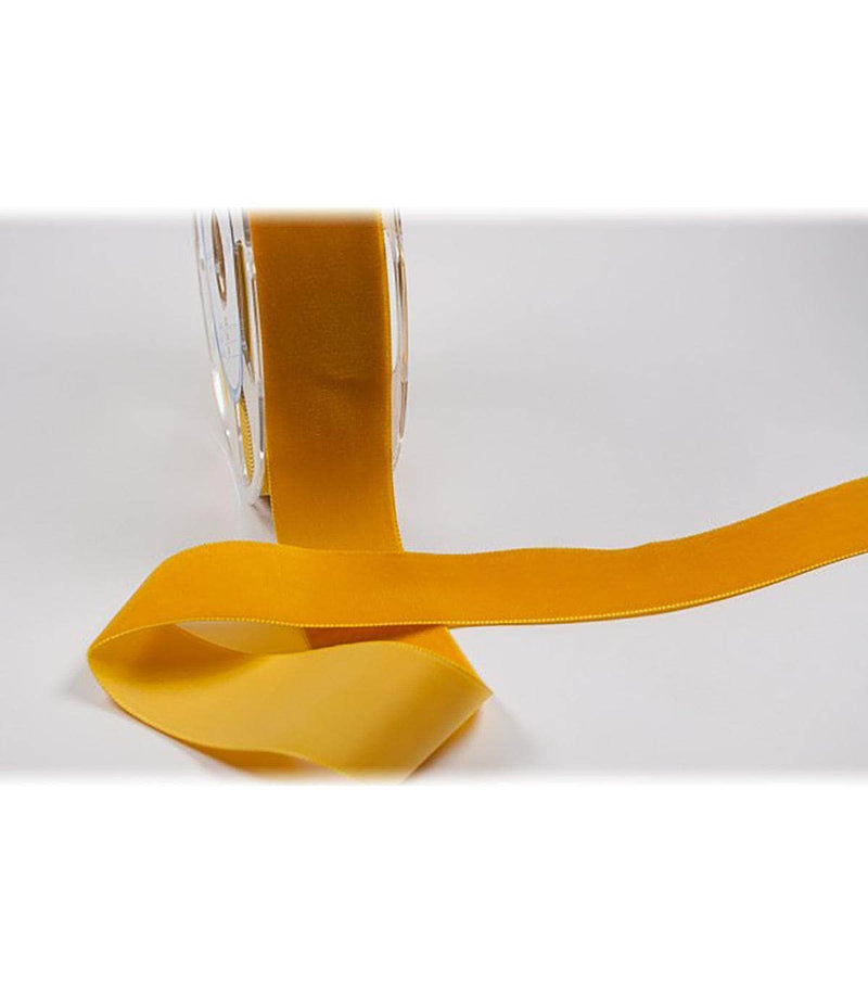 Cinta de terciopelo 16mmx1m color 287 beigs dorado (camel) JOSE ROSAS TABERNER CENTROARTESANO