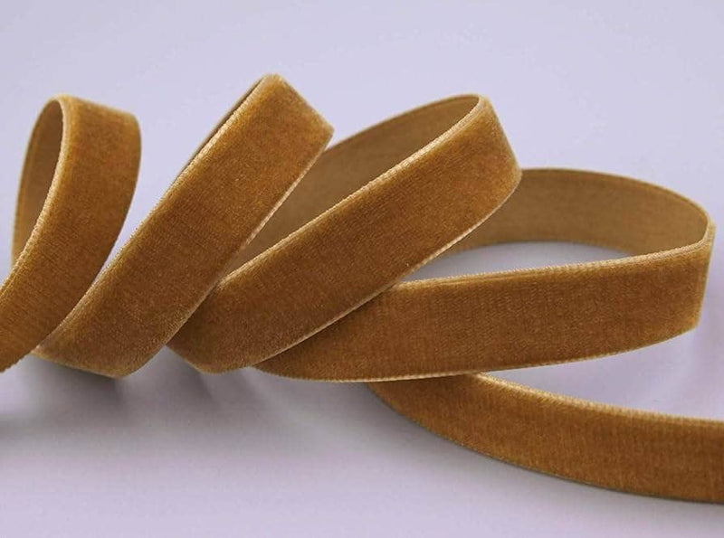 Cinta de terciopelo 16mmx1m color 736 marron JOSE ROSAS TABERNER CENTROARTESANO