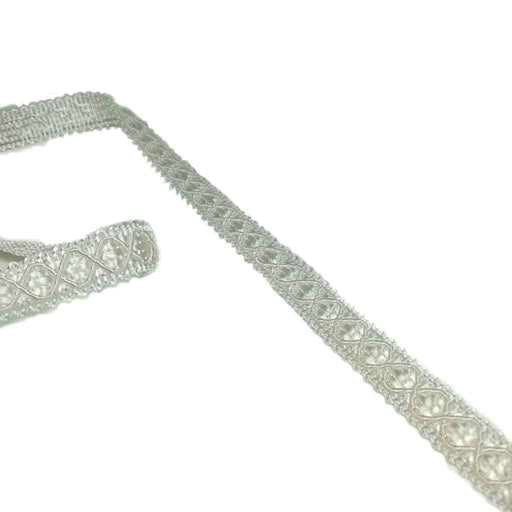 Cinta Pasamaneria con rombos 1cm ancho 1m color 91 marfil JOSE ROSAS TABERNER CENTROARTESANO