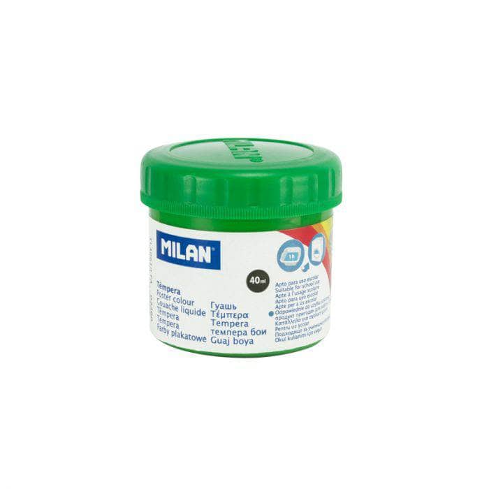 Milan  tempera guache 40ml verde MILAN CENTROARTESANO