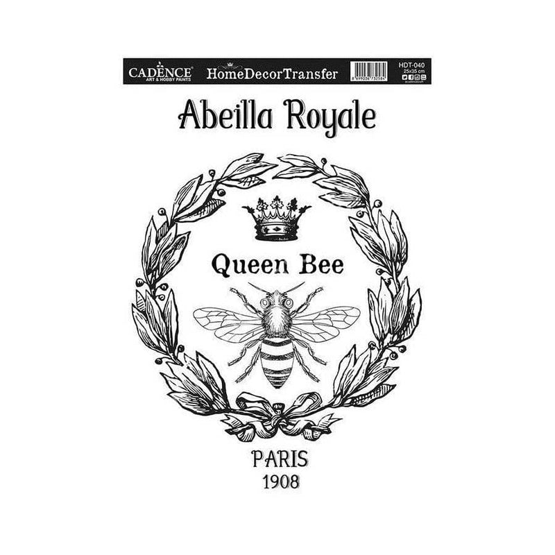 Cadence Transfer Home Decor HDT-040 Abeja reina MONTEJO CENTROARTESANO
