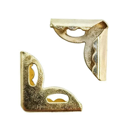 Cantoneras 14x14x6mm exterior 2ud 430131 doradas MONTEJO CENTROARTESANO