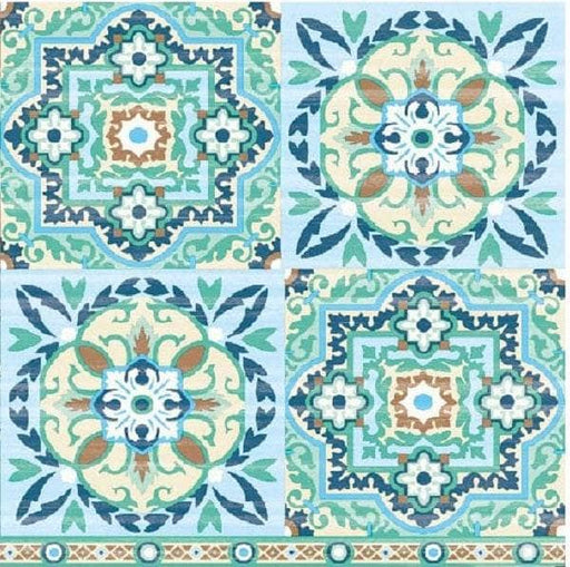 Servilleta decoupage azulejos hidraulicos MONTEJO CENTROARTESANO