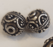 Bola 16mm plata con decoracion N/A CENTROARTESANO