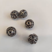 Bola 16mm plata con decoracion N/A CENTROARTESANO