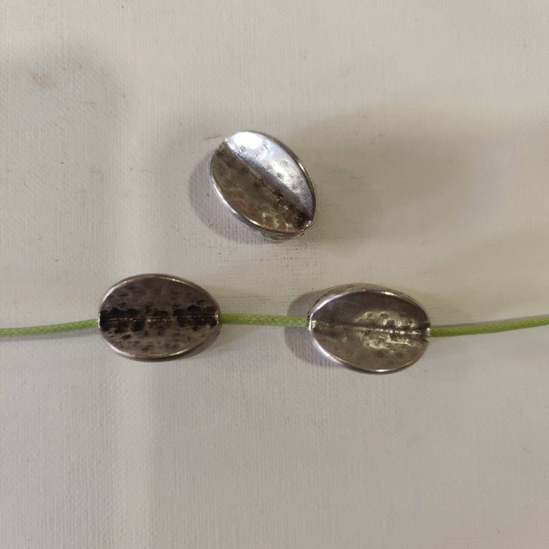 Bola alas oval plata antig. 20x20mm Zamac N/A CENTROARTESANO