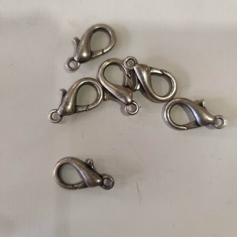 Cierre de Zamack clasp 12x23mm Silver/antique N/A CENTROARTESANO