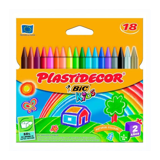 Plastidecor 18 colores N/A CENTROARTESANO