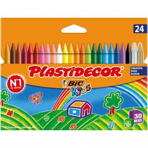 Plastidecor 24 Colores N/A CENTROARTESANO