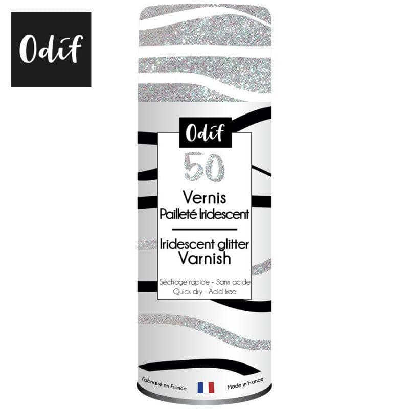 Barniz spray Odif 50 125ml 43428 purpurina irisado ODIF CENTROARTESANO